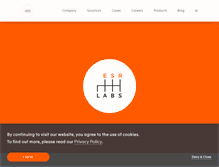 Tablet Screenshot of esrlabs.com